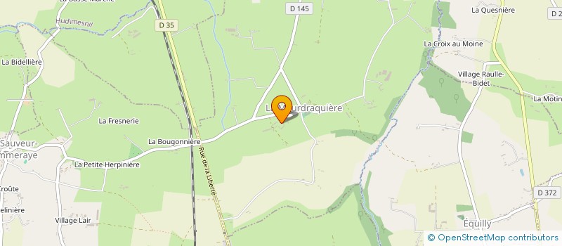 localisation de l'entreprise MONSIEUR GERARD FONTAINE  LA MEURDRAQUIERE