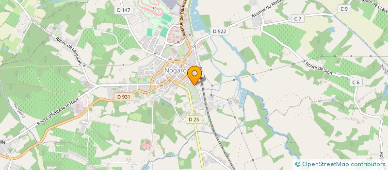 localisation de l'entreprise MONSIEUR GERARD FONTAN  URGOSSE