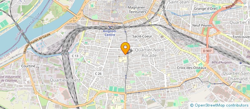 localisation de l'entreprise MONSIEUR GERARD FONTEYREAUD  AVIGNON