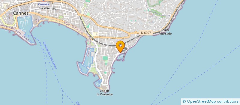 localisation de l'entreprise MONSIEUR GERARD FONTVIEILLE  CANNES