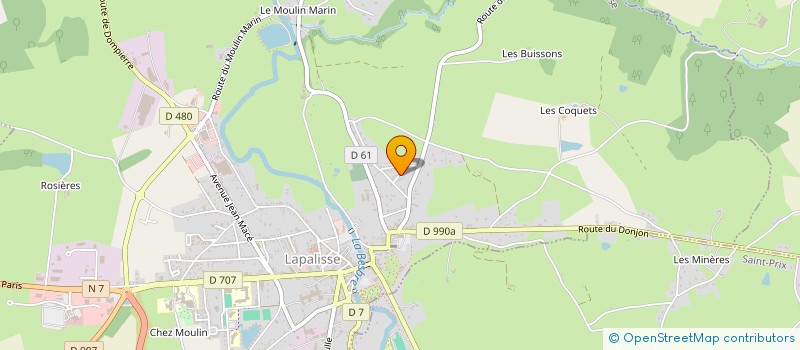 localisation de l'entreprise MONSIEUR GERARD FORGE  ARFEUILLES