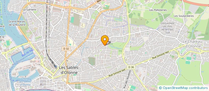 localisation de l'entreprise MONSIEUR GERARD FORTEMAISON  LA ROCHE-SUR-YON