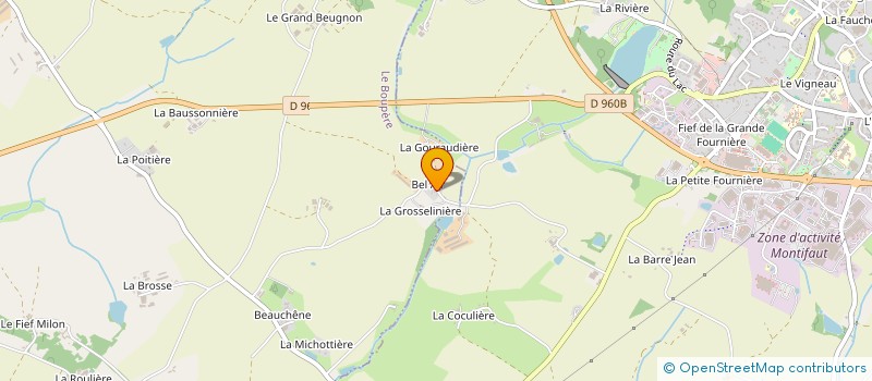 localisation de l'entreprise MONSIEUR GERARD FORTIN à LE BOUPERE