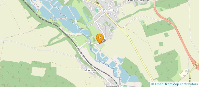 localisation de l'entreprise MONSIEUR GERARD FORTRIE  TROISSEREUX