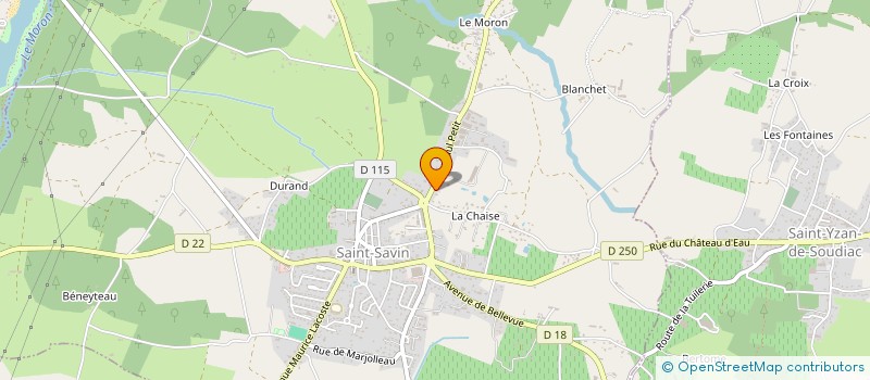 localisation de l'entreprise MONSIEUR GERARD FOSSALUZZA  SAINT-SAVIN