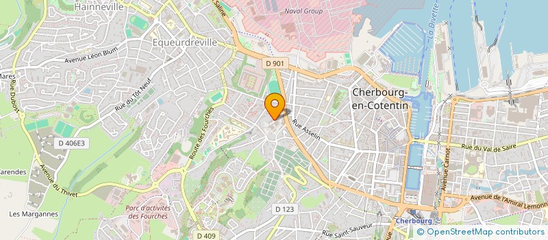 localisation de l'entreprise MONSIEUR GERARD FOSSEY  CHERBOURG-EN-COTENTIN