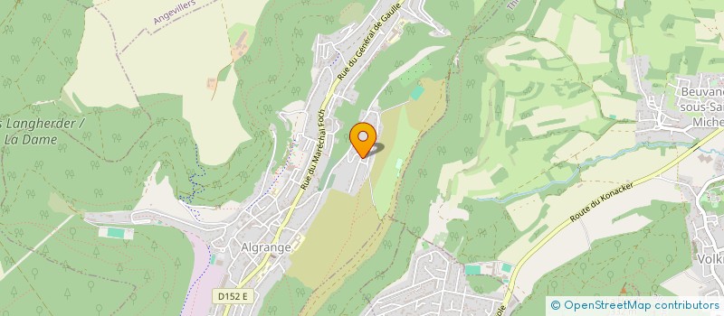 localisation de l'entreprise MONSIEUR GERARD FOUBET  ALGRANGE