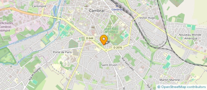 localisation de l'entreprise MONSIEUR GERARD FOUGERAT DE DAVID DE LASTOURS  CAMBRAI