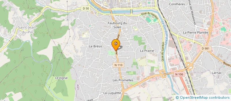 localisation de l'entreprise MONSIEUR GERARD FOULC à ALES