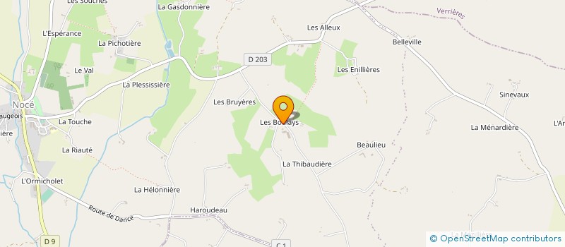localisation de l'entreprise MONSIEUR GERARD FOURNIER à PERCHE-EN-NOCE