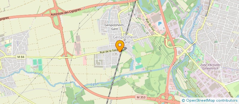 localisation de l'entreprise MONSIEUR GERARD FRANC  GEISPOLSHEIM