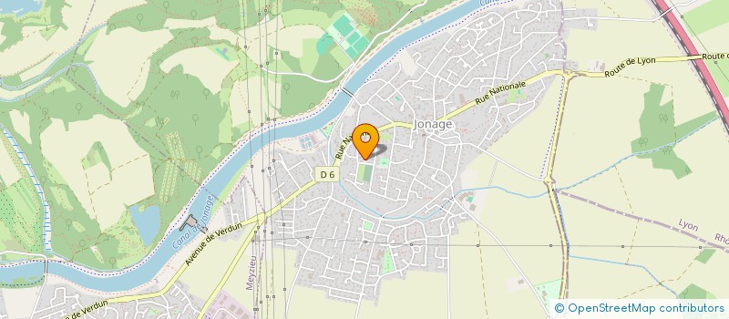 localisation de l'entreprise MONSIEUR GERARD FRANCESCON  JONAGE