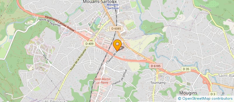 localisation de l'entreprise MONSIEUR GERARD FRANCHI à MOUGINS