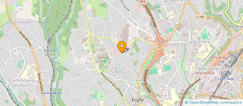 localisation de l'entreprise MONSIEUR GERARD FRANCILLON  ECULLY