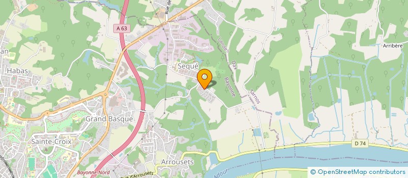 localisation de l'entreprise MONSIEUR GERARD FRASER  BAYONNE