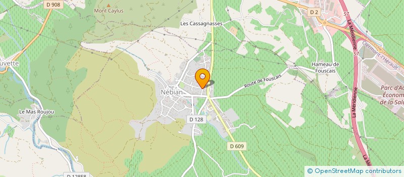 localisation de l'entreprise MONSIEUR GERARD FRASNEDO  NEBIAN