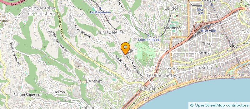 localisation de l'entreprise MONSIEUR GERARD FRATINI à NICE