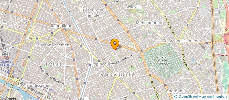 localisation de l'entreprise MONSIEUR GERARD FREGARD à PARIS