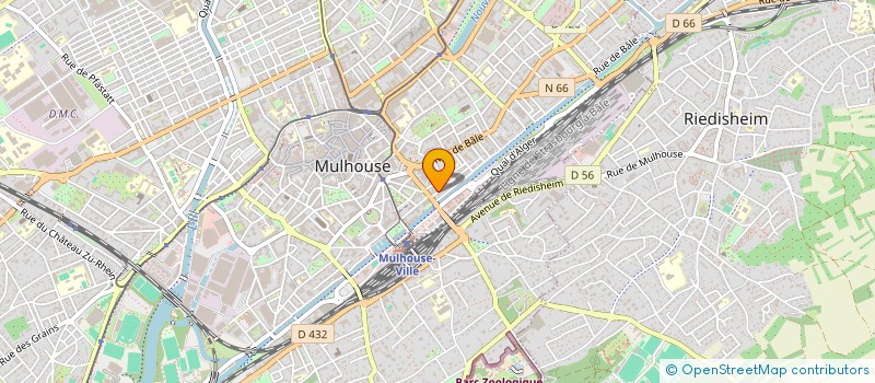 localisation de l'entreprise MONSIEUR GERARD FREULET à MULHOUSE