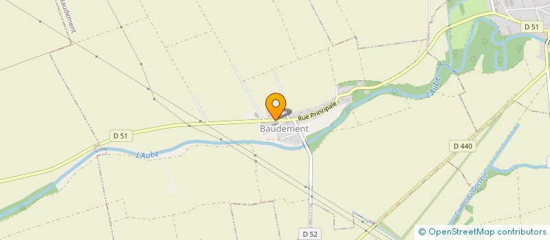 localisation de l'entreprise MONSIEUR GERARD FRICAULT  BAUDEMENT