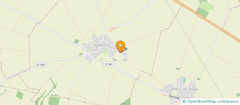 localisation de l'entreprise MONSIEUR GERARD FRICHET  ANDECHY