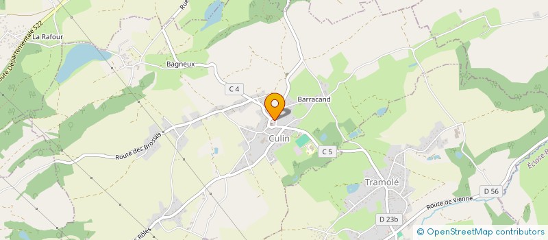 localisation de l'entreprise MONSIEUR GERARD FRIZON  CULIN