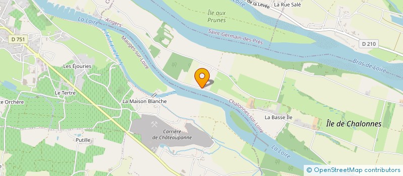 localisation de l'entreprise MONSIEUR GERARD GABORIAU  MAUGES-SUR-LOIRE