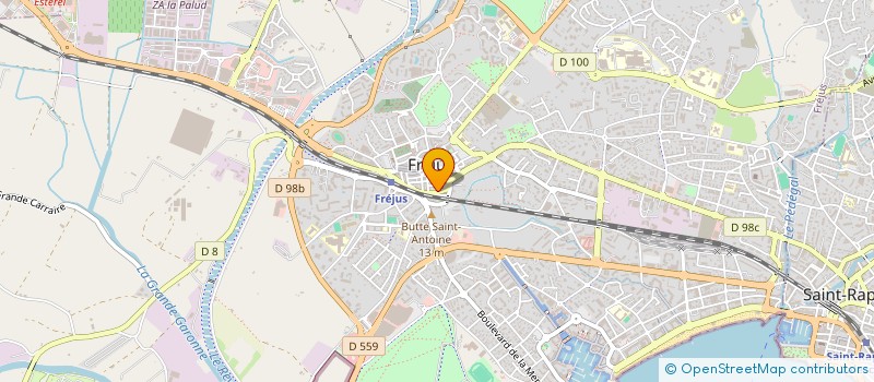 localisation de l'entreprise MONSIEUR GERARD GACON à FREJUS