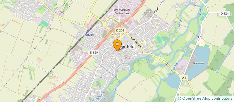 localisation de l'entreprise MONSIEUR GERARD GAESSLER  BENFELD