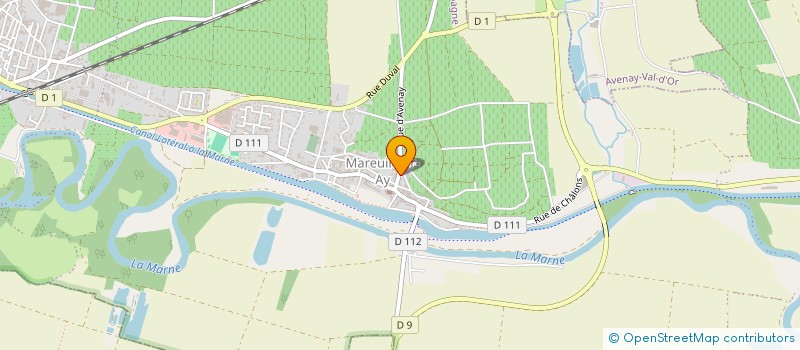 localisation de l'entreprise MONSIEUR GERARD GAIFFE  FONTAINE-SUR-AY