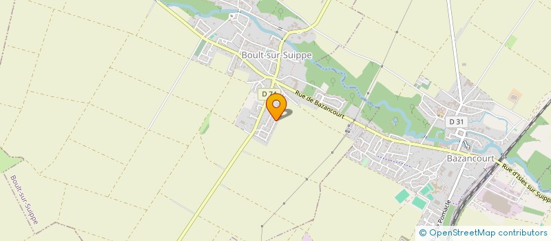 localisation de l'entreprise MONSIEUR GERARD GAILLARD  BOULT-SUR-SUIPPE