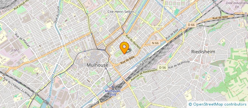 localisation de l'entreprise MONSIEUR GERARD GALLET à MULHOUSE