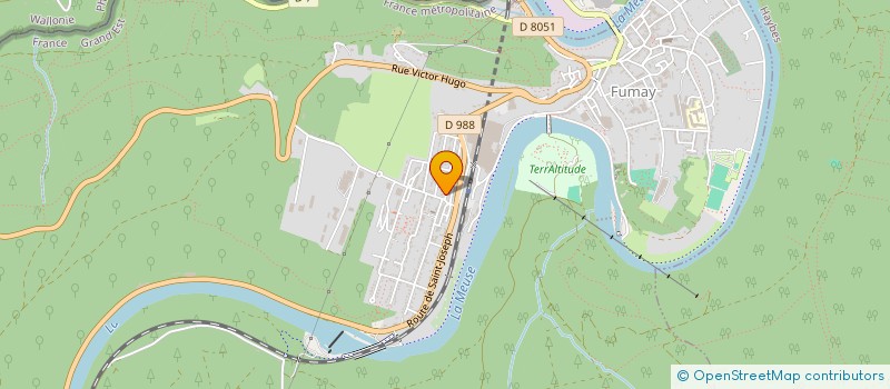 localisation de l'entreprise MONSIEUR GERARD GALLOY  FUMAY