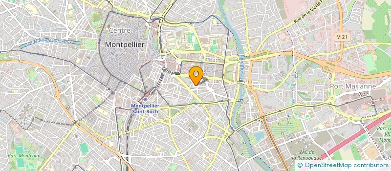 localisation de l'entreprise MONSIEUR GERARD GANEL à MONTPELLIER