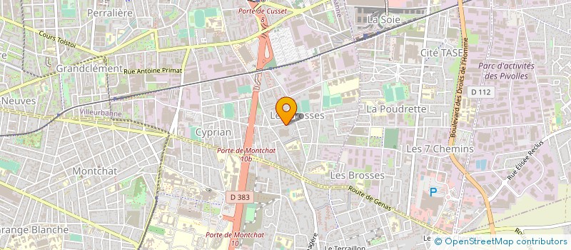 localisation de l'entreprise MONSIEUR GERARD GANTELET  VILLEURBANNE