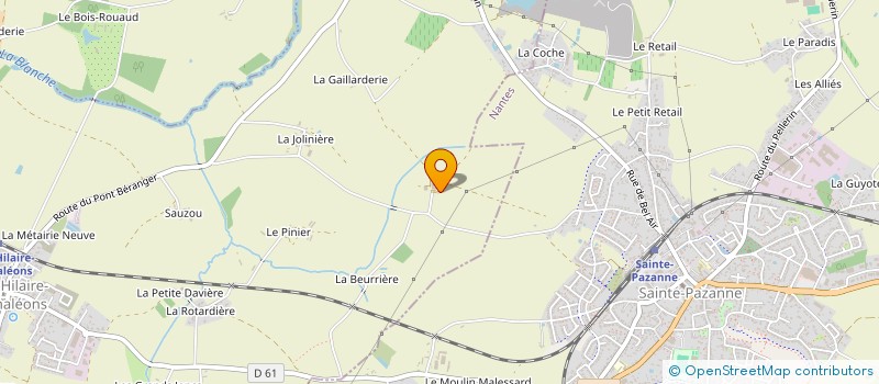 localisation de l'entreprise MONSIEUR GERARD GANTIER à SAINT-HILAIRE-DE-CHALEONS