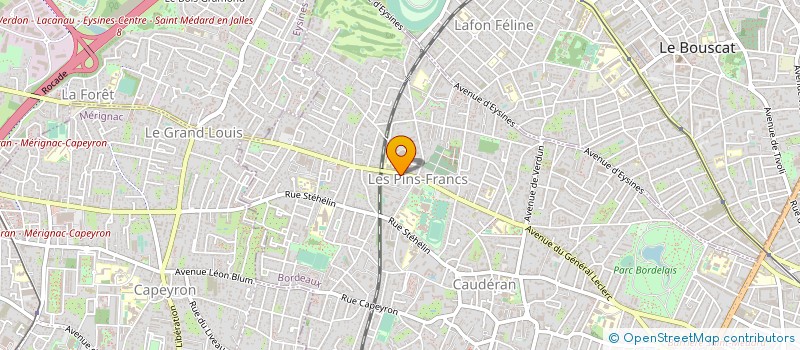 localisation de l'entreprise MONSIEUR GERARD GARBAYE à BORDEAUX