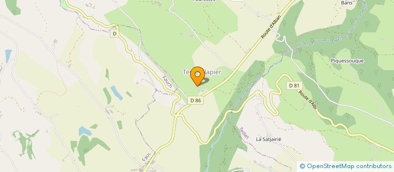 localisation de l'entreprise MONSIEUR GERARD GARCIA  TERRE-DE-BANCALIE