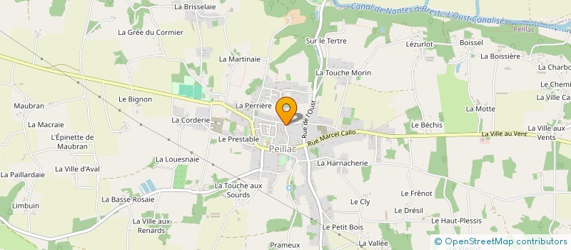 localisation de l'entreprise MONSIEUR GERARD GARCON  PEILLAC