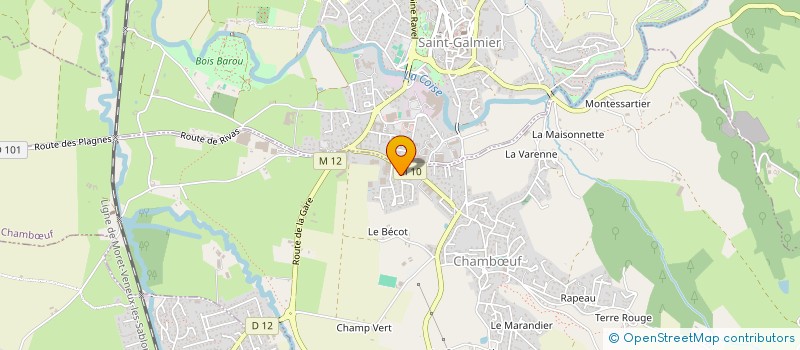 localisation de l'entreprise MONSIEUR GERARD GARDE  CHAMBUF