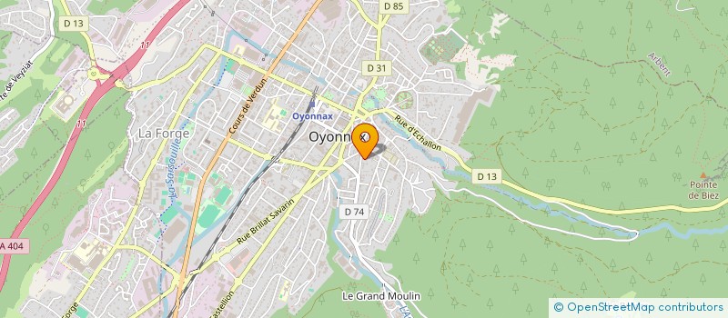 localisation de l'entreprise MONSIEUR GERARD GARDON à OYONNAX