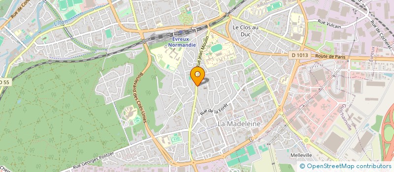 localisation de l'entreprise MONSIEUR GERARD GARNIER à EVREUX