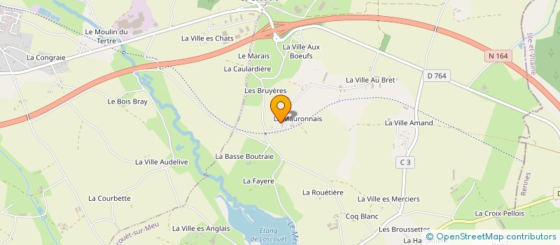 localisation de l'entreprise MONSIEUR GERARD GARNIER à LOSCOUET-SUR-MEU