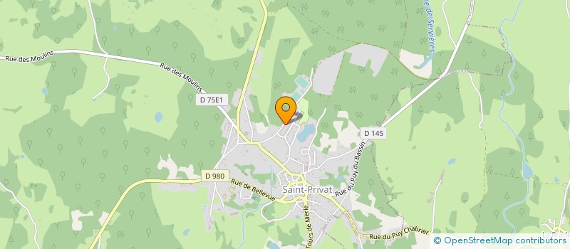 localisation de l'entreprise MONSIEUR GERARD GASQUET  SAINT-PRIVAT