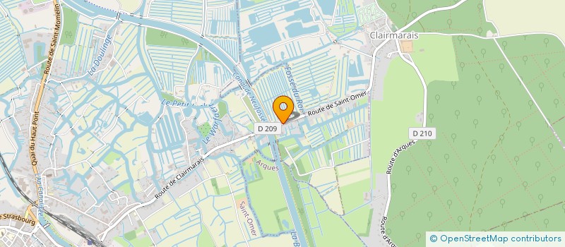 localisation de l'entreprise MONSIEUR GERARD GASTAL  SAINT-OMER