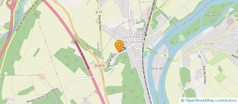 localisation de l'entreprise MONSIEUR GERARD GASTON  SAINT-PIERRE-DU-VAUVRAY