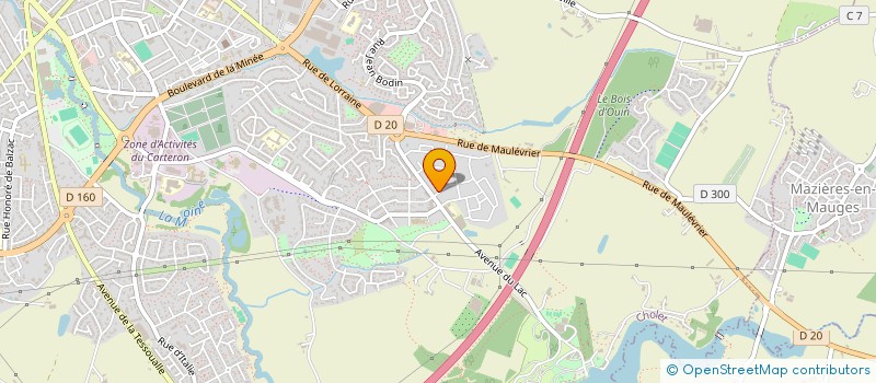 localisation de l'entreprise MONSIEUR GERARD GATE  CHOLET