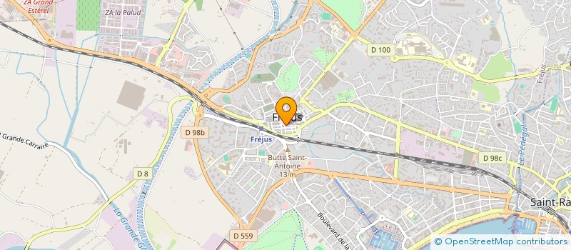 localisation de l'entreprise MONSIEUR GERARD GAUCHER à FREJUS