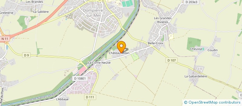 localisation de l'entreprise MONSIEUR GERARD GAUDIN à DOMPIERRE-SUR-MER