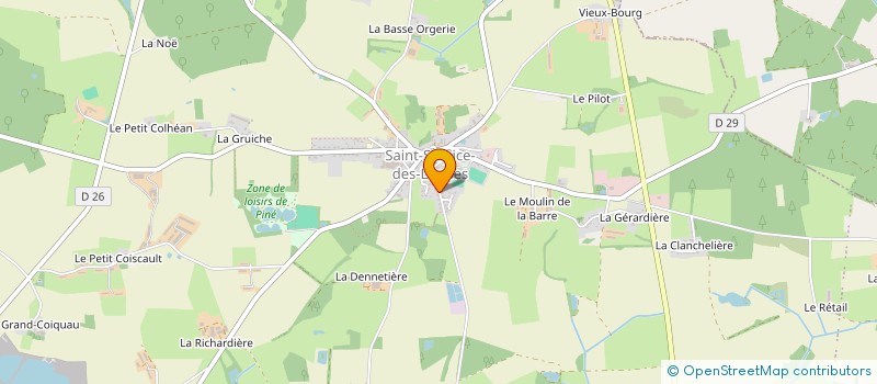 localisation de l'entreprise MONSIEUR GERARD GAUDIN  VALLONS-DE-L'ERDRE